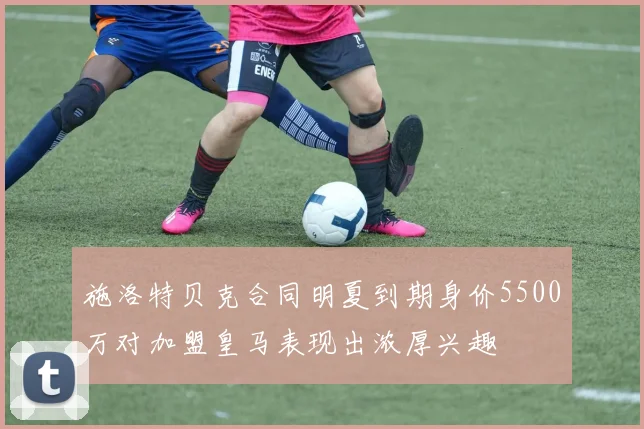 施洛特贝克合同明夏到期身价5500万对加盟皇马表现出浓厚兴趣